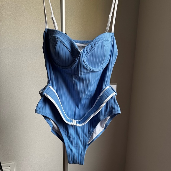 NWT SOLID & STRIPED THE SPENCER RIBBED ONE-PIECE SWIMSUIT Sz M - Picture 10 of 11